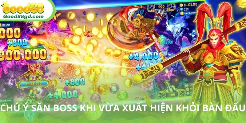 Cách bắn cá long vương săn thưởng từ boss